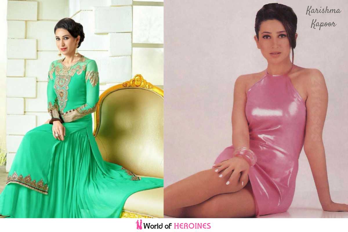 Karshima Kapoor now and before